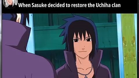 When Sasuke decided to restore the uchiha clan #shorts