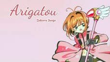 [Lyrics + Vietsub] Arigatou - Sakura Tange  (Sakura Collection: Movie 2 Original Soundtrack)