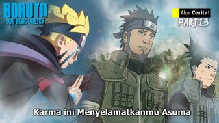 BORUTO TIME TRAVEL - KARMA BORUTO SELAMATKAN ASUMA SARUTOBI DARI RITUAL JASHIN HIDAN AKATSUKI