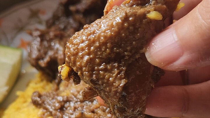 Khichuri & Spicy Duck Meat Curry