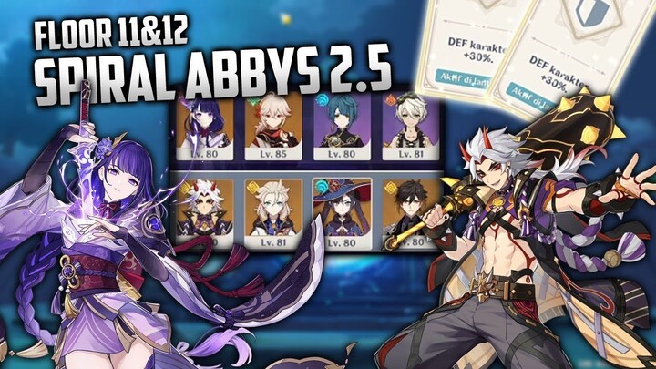Spiral Abbys 2.4 - F2P C0 Itto Whiteblind R1 & C0 Raiden Shogun Wavebreaker's Fi