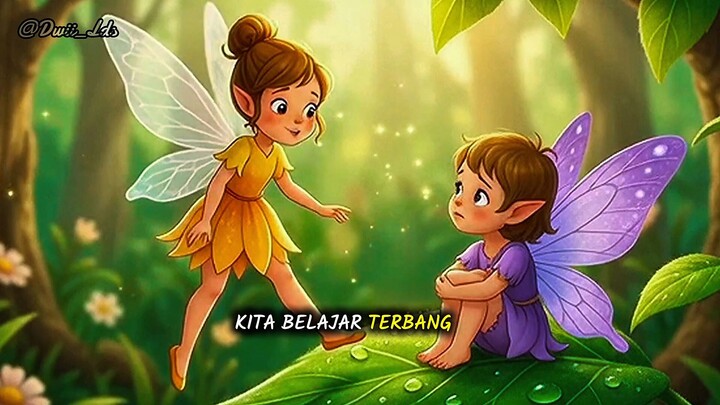 Cerita Kupu-Kupu si Lily dan Rara🩷