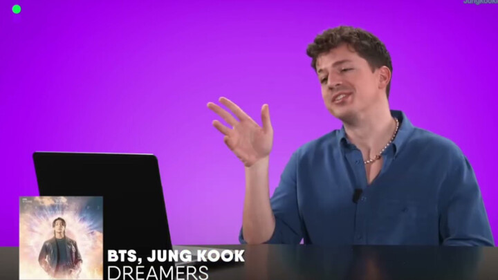【Phụ đề tiếng Trung】Phần reaction ngắn của Charlie Puth dành cho ca khúc Dreamers của Jin Guk