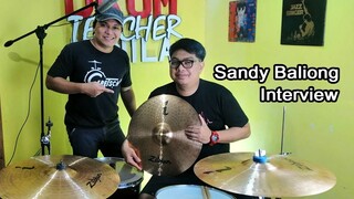 Cymbal Endorsement, NEW CYMBAL LINE, Sound Check [Sandy Baliong INTERVIEW 2020]
