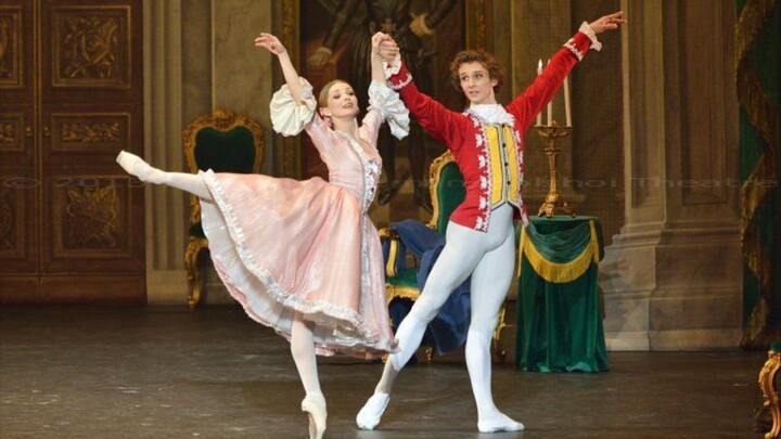 【الباليه】【كلما كانت الملابس وردية أكثر، كانت الضربات أقوى】جزء من المشهد الأول من "ابنة اللص/ماركو سب