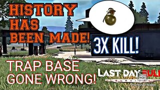 SIMPLE TRAP BASE GONE WRONG!! BUT HISTORY HAS BEEN MADE! (LastDayRulesSurvival/LastIslandOfSurvival)