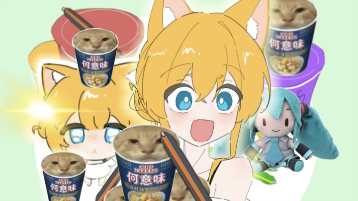 The catgirl went out hunting—what did she bring back?