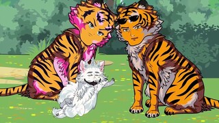 Sự tái sinh của một con sói con! Bị hổ đuổi trên cát!