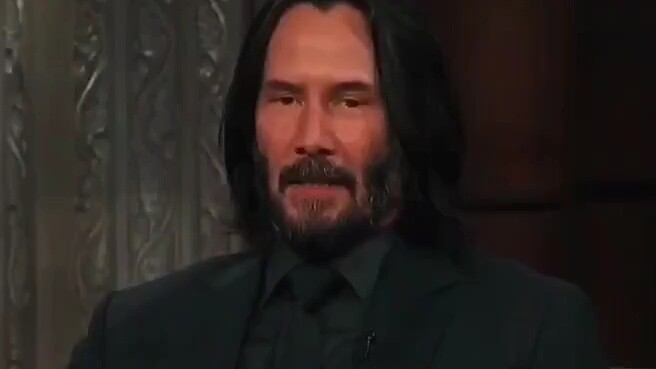 Keanu Reeves' words touched the hearts of many people who have lost their way.