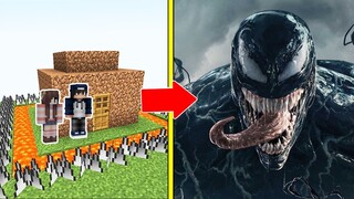 VENOM Tấn Công Nhà Được Bảo Vệ Bởi bqThanh và Ốc Trong Minecraft