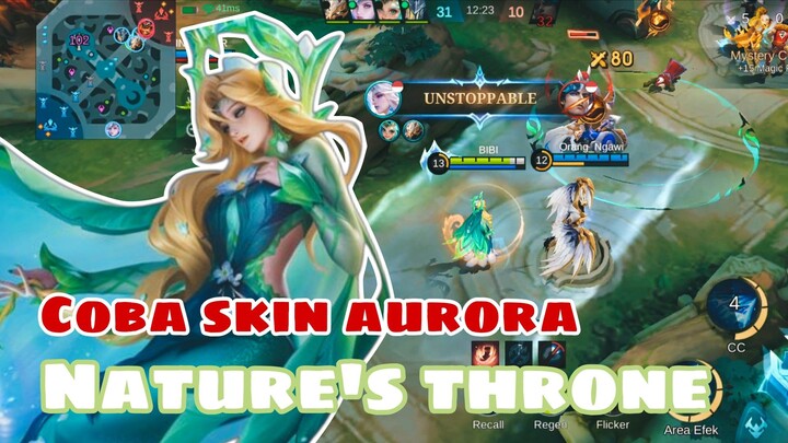COBA SKIN AURORA NATURE'S THRONE 🔥
