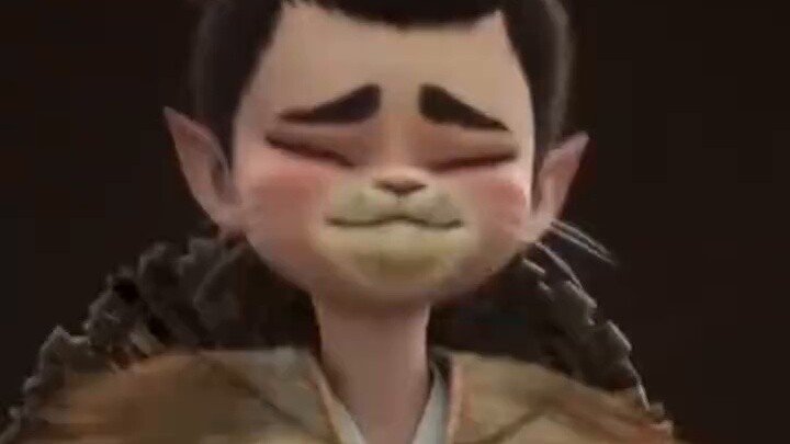 My brother is my role model! Try to dub Shen Xiaobao ovo