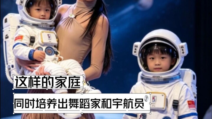 What kind of family can raise both a talented dancer and an astronaut?