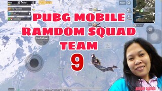 PUBG MOBILE || PLAYING PUBG RANDOM SQUAD TEAM || GAMES 9