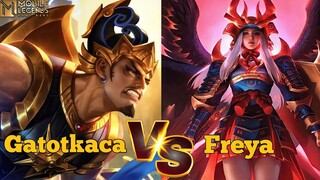 Gatotkaca VS Freya Exp Lane 🔥🔥