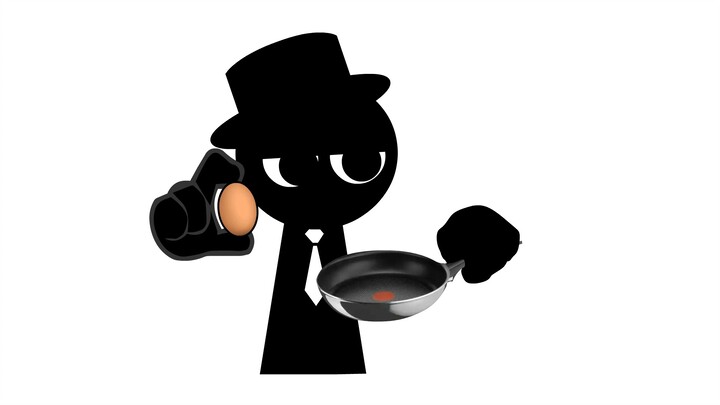 [sprunki animation] Black vs egg