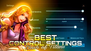Best Control Settings To Play The Game | Clash of Titans | Arena of Valor | Liên Quan Mobile | RoV