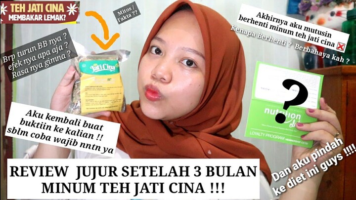 REVIEW SETELAH 3 BULAN MINUM TEH JATI CINA || AKU KEMBALI UNTUK KALIAN !!!