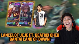 LANCELOT JEJE & BEATRIX OHEB BERSATU! MABAR SAMA JUARA DUNIA AUTO BANTAI - Mobile Legend