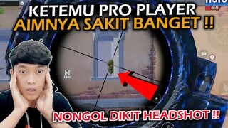 BEGINIKAH AIM PRO PLAYER !? BUSET SAKIT BANGET NONGOL DIKIT AUTO HEADSHOT !! - PUBG MOBILE