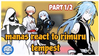 manas react to rimuru tempest |part  1/2| |Gacha Reaction|