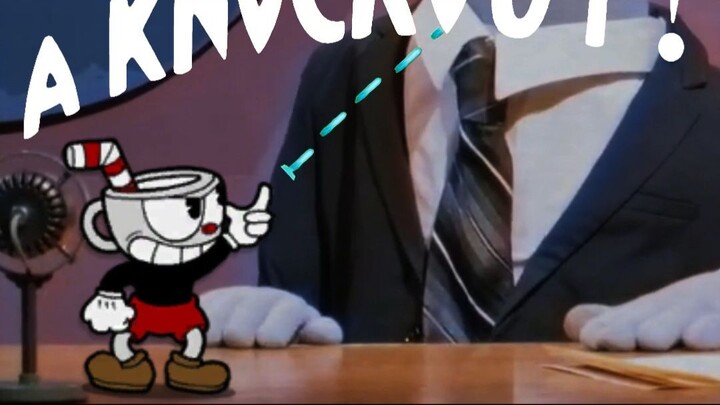 Cuphead vs announcer TV