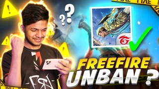 Free Fire UNBANNED 🤯🤯🤯