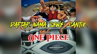 Daftar nama cewe cantik dan kemampuan kekuatan dalam serial One Piece