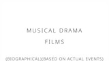 Musical drama films