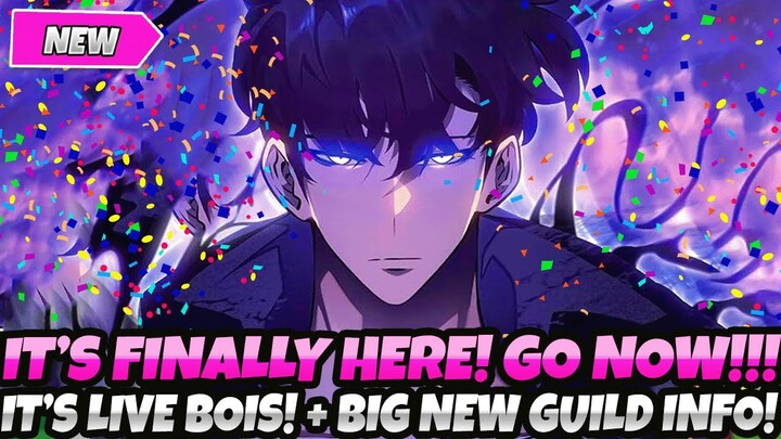 *IT'S FINALLY LIVE BOIS!!!* GO RIGHT NOW!!! BRAND NEW IMPORTANT GUILD INFO! (Solo Leveling Arise