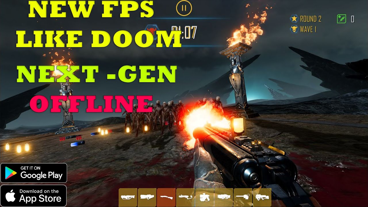 RISE OF DEMONS NEW FPS OFFLINE LIKE DOOM GAMEPLAY ANDROID IOS NEXT GEN  GRAPHICS 2022 - Bilibili