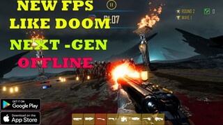 RISE OF DEMONS NEW FPS OFFLINE LIKE DOOM GAMEPLAY ANDROID IOS NEXT GEN GRAPHICS 2022