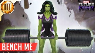 we all forgot how insane She-Hulk leadership is - Marvel Future Fight