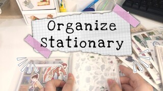 Organize my Stationary | Sắp xếp lại đồ làm Bullet Journal