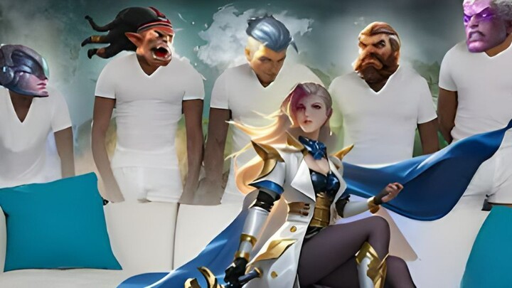 Main Sylvanna tapi lawannya pria berotot, besar dan bau hmm | #MLBB