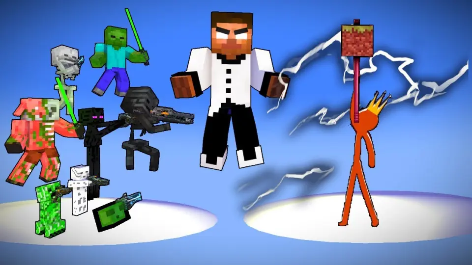 Monster School - Alan Becker Animation vs. Minecraft | minecraft animation  - Bilibili