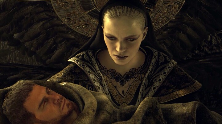Miranda's reaction when she finds out the baby isn't her daughter - Resident Evil 8