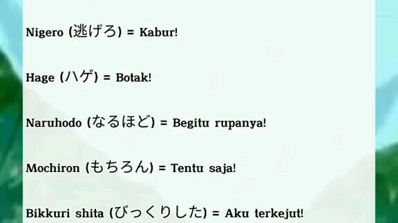 bagi pemula bahasa jepang