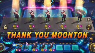 THANK YOU MOONTON FOR 3 STAR YU ZHONG 🌟🌟🌟