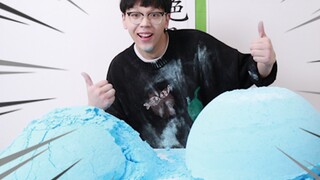 What would happen if you made a bath bomb 100 times bigger and threw it into the bathtub?