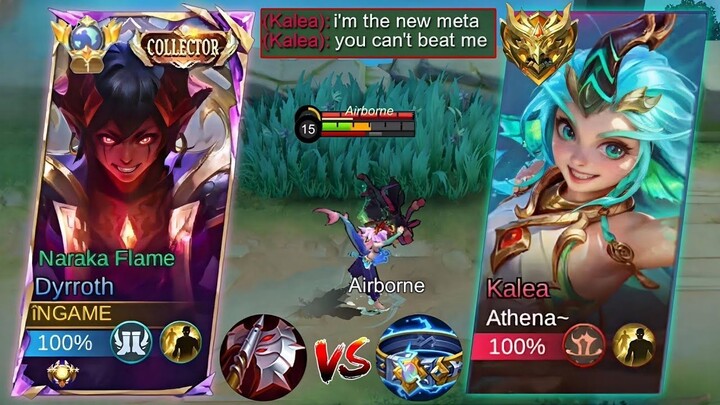 DYRROTH VS KALEA  UNDERRATED AGAINST NEW META! - EXPLANE TUTORIAL BUILD 88% SUPE