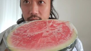 ASMR EATING SOUNDS - WATERMELON