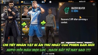 Free Fire| Chi tiết về nhân vật bí ẩn mới OB30 - Kĩ năng hồi máu cực mạnh -Hack Bất tử à