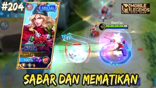 CARA BERMAIN LANCELOT SABAR DAN MEMATIKAN | LANCELOT GAMEPLAY #204 | MOBILE LEGENDS BANG BANG