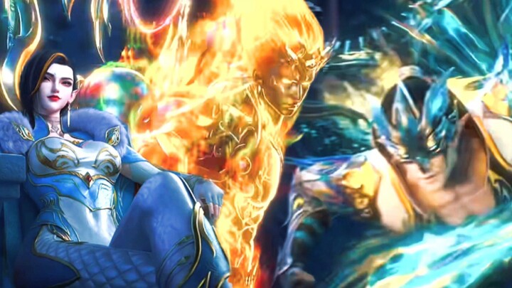 BTTH 180 Xiao Yan Melawan 3 Elder Dou Sheng Heavens Demon Phoenix