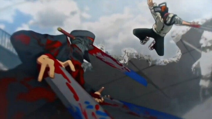 Seru abis‼️ Chainsaw Man VS Katana Man🔥