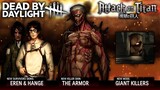 DEAD BY DAYLIGHT X ATTACK ON TITAN COLLABORATION UPDATE!