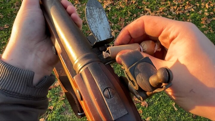 【4K】Penggunaan first-person shooter senapan flintlock Brown Bess