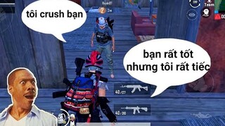 PUBG Mobile - Trà Trộn Gặp Bạn Nữ Đã Thả Thính Lộc :3 | Cặp Gái Lầy Lội Với Điệu Cười Bá Đạo =))