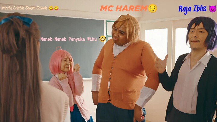 Anime Gokil 🥶, Ketika Party Op Nyamar  Dengan Menjadi Murid Biasa , Demi Menaklukkan Bumi & cewe 🥵